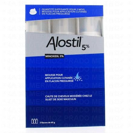 ALOSTIL 5% Mousse 3x60 g