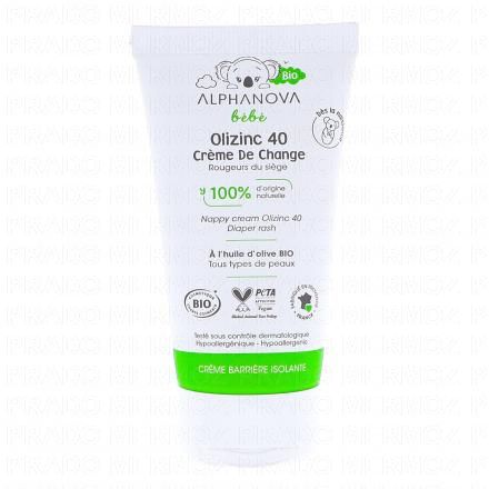 ALPHANOVA Bébé - Olizinc 40 crème de change tube 50gr