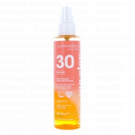 ALPHANOVA Daily Sun - Huile solaire invisible SPF30 Flacon 150ml