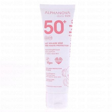 ALPHANOVA Daily Sun - Lait solaire b&eacute;b&eacute; SPF50+ Tube 50ml