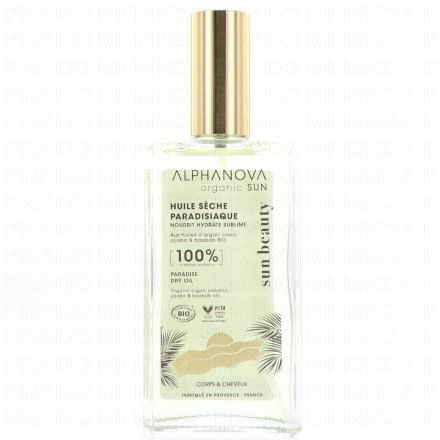 ALPHANOVA Organic Sun - Huile sèche paradisiaque bio spray 125ml