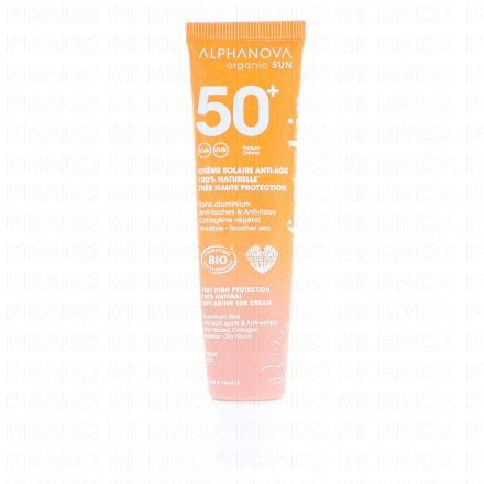 ALPHANOVA Orgnic Sun - Cr&egrave;me solaire Anti Age SPF50+ Bio 40ml