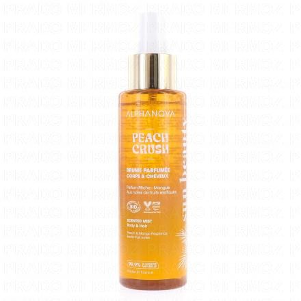ALPHANOVA Peach Crush - Brume parfumée Pêche Mangue 100ml