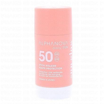 ALPHANOVA Daily sun - Stick Solaire Visage & Lèvres 50+