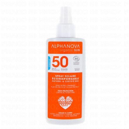 ALPHANOVA Sun Lait solaire bio SPF50 spray 125g