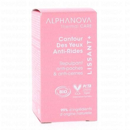 ALPHANOVA Thermal Care - Contour des yeux anti-rides lissant+ bio 15ml