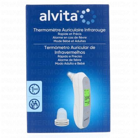 ALVITA Thermom&egrave;tre Auriculaire Infra Rouge