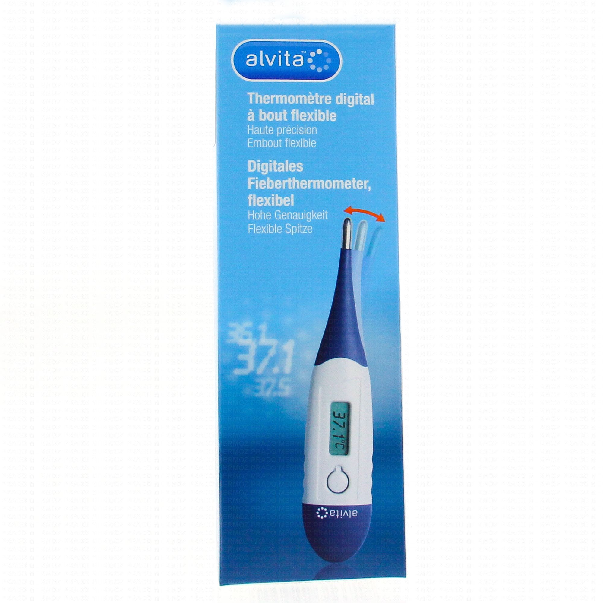 ALVITA thermomètre digital à bout flexible Pharmacie en ligne Prado