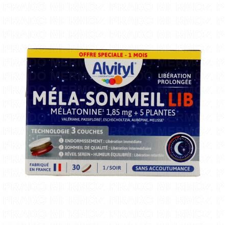 ALVITYL Bien-Etre Physique - Mela sommeil LIB (30 comprim&eacute;s)