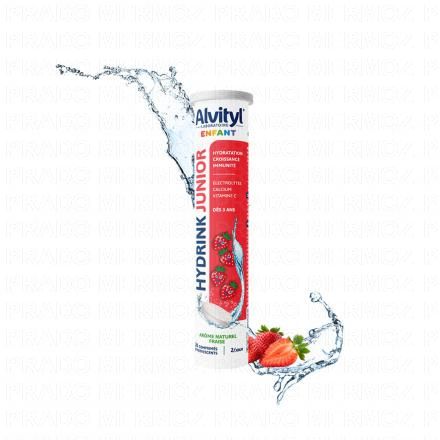 ALVITYL Hydrink Junior Ar&ocirc;me Fraise x20 Comprim&eacute;s Effervescents