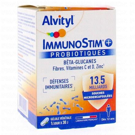 ALVITYL Immunité - Immunostim Défenses de l'organisme 30 gélules