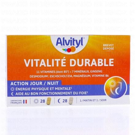 ALVITYL Vitalit&eacute; - Durable Energie physique et mentale - Aide au bon fonctionnement du foie 28 jours