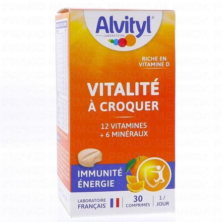 ALVITYL Vitalit&eacute; - Vitamines et min&eacute;raux go&ucirc;t Orange x30 Comprim&eacute;s