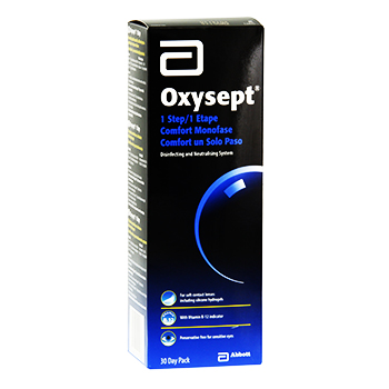 AMO Oxysept 1 étape système oxydant (coffret solution 300ml + 30 comprimés (1 mois))