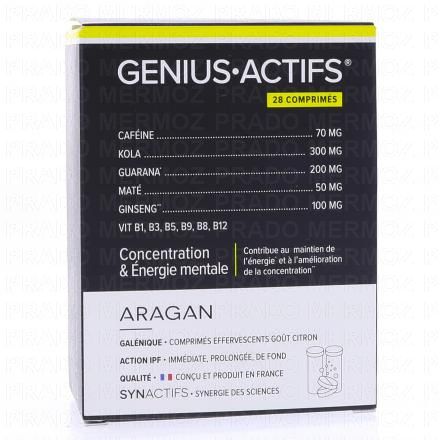 ARAGAN Synactifs - Genius Actifs 30 comprimés