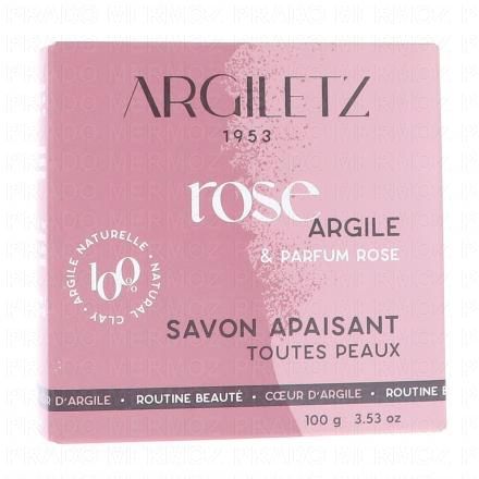 ARGILETZ Argile Rose - C&oelig;ur d'argile Savon doux &agrave; l'argile rose 100g