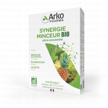 ARKOPHARMA Arkofluides - Synergie minceur bio 20 ampoules