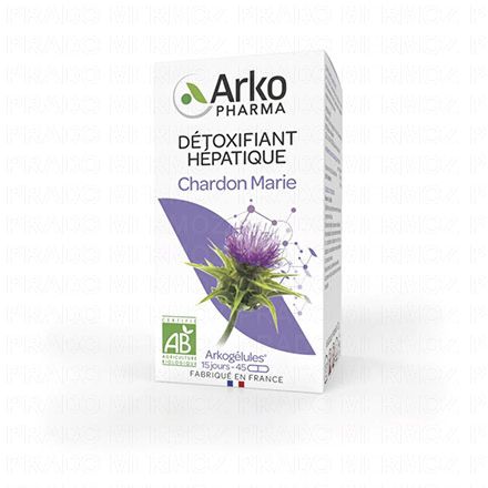 ARKOPHARMA Arkogelules - Chardon Marie Bio 45 gélules