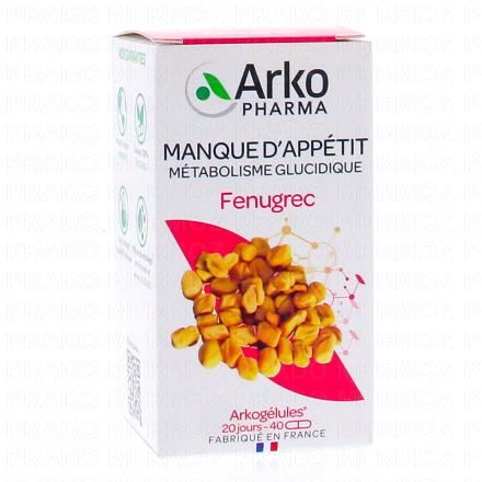 ARKOPHARMA Arkogelules - Fenugrec 40 g&eacute;lules