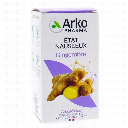 ARKOPHARMA Arkogélules - Gingembre 40 gélules