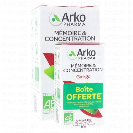 ARKOPHARMA Arkogelules - Ginkgo Bio (lot 150 + 45 g&eacute;lules)