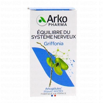 ARKOPHARMA Arkog&eacute;lules - Equilibre du syst&egrave;me nerveux Griffonia 40 g&eacute;lules