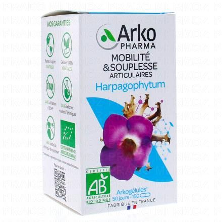 ARKOPHARMA Arkogelules - Harpagophytum Bio (flacon de 150 gélules)