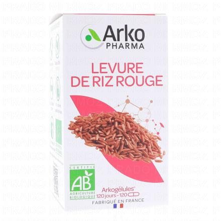 ARKOPHARMA Arkogelules - Levure de Riz Rouge 120 g&eacute;lules