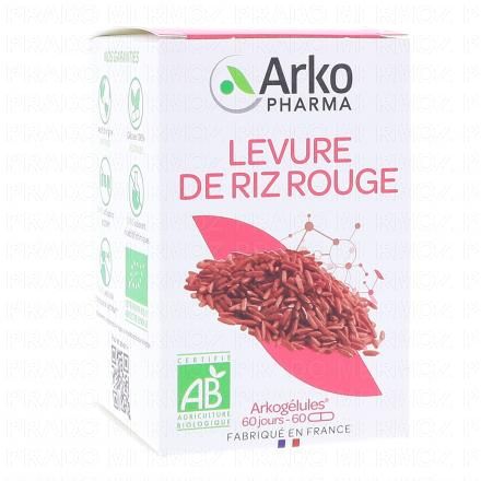 ARKOPHARMA Arkogelules - Levure de Riz Rouge bio 60 g&eacute;lules