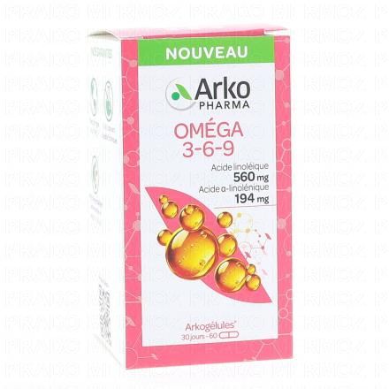ARKOPHARMA Arkog&eacute;lules Om&eacute;ga 3-6-9 60 capsules