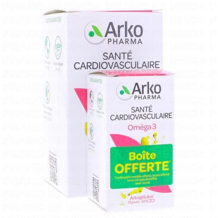 ARKOPHARMA Arkog&eacute;lules - Om&eacute;ga 3 (Huile de Poisson) (lot de 2 (une bo&icirc;te de 180 et une bo&icirc;te de 60))