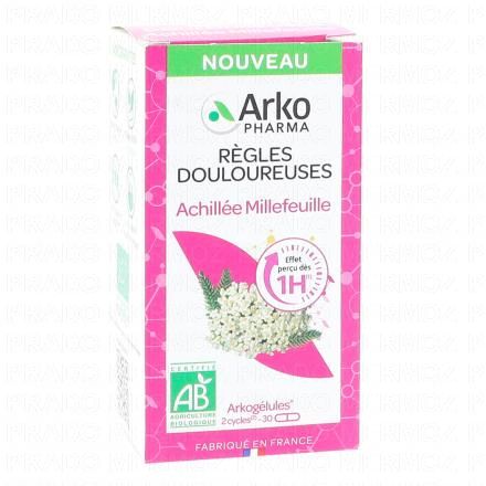 ARKOPHARMA Arkog&eacute;lules - R&egrave;gles douloureuses Achill&eacute;e Millefeuille bio x30 g&eacute;lules