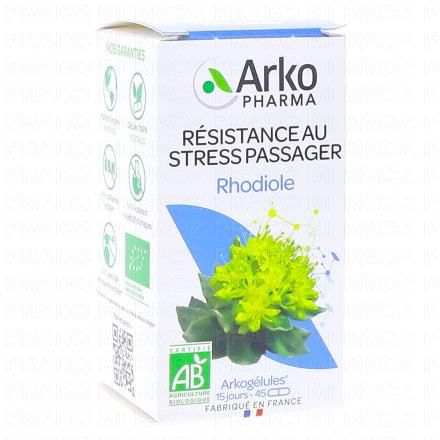 ARKOPHARMA Arkog&eacute;lules - Rhodiole Bio (45 g&eacute;lules)