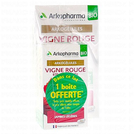 ARKOPHARMA Arkog&eacute;lules - Vigne Rouge Bio 150 G&eacute;lules + 45 G&eacute;lules