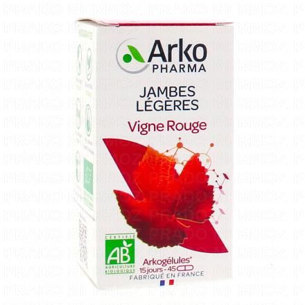 ARKOPHARMA Arkog&eacute;lules - Vigne Rouge Bio (bo&icirc;te 45 g&eacute;lules)