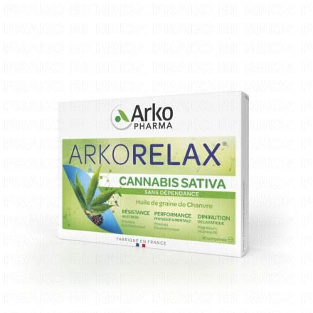 ARKOPHARMA Arkorelax - Cannabis sativa 30 comprim&eacute;s
