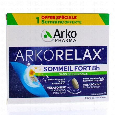 ARKOPHARMA Arkorelax sommeil fort 8h (30 comprim&eacute;s)