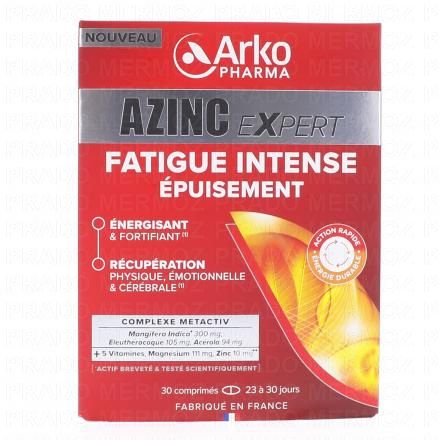 ARKOPHARMA Azinc Expert Fatigue Intense 30 comprim&eacute;s