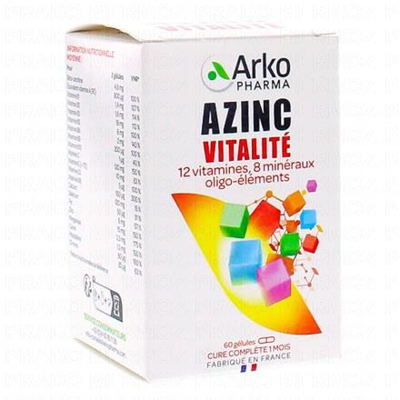 ARKOPHARMA Azinc Forme et Vitalité (boîte 60 gélules)