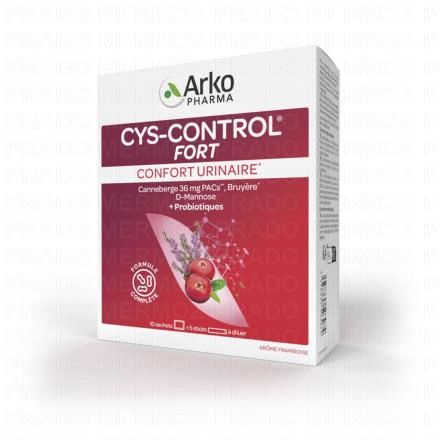 ARKOPHARMA Cys-Control Fort 10 sachets + 5 sticks &agrave; diluer