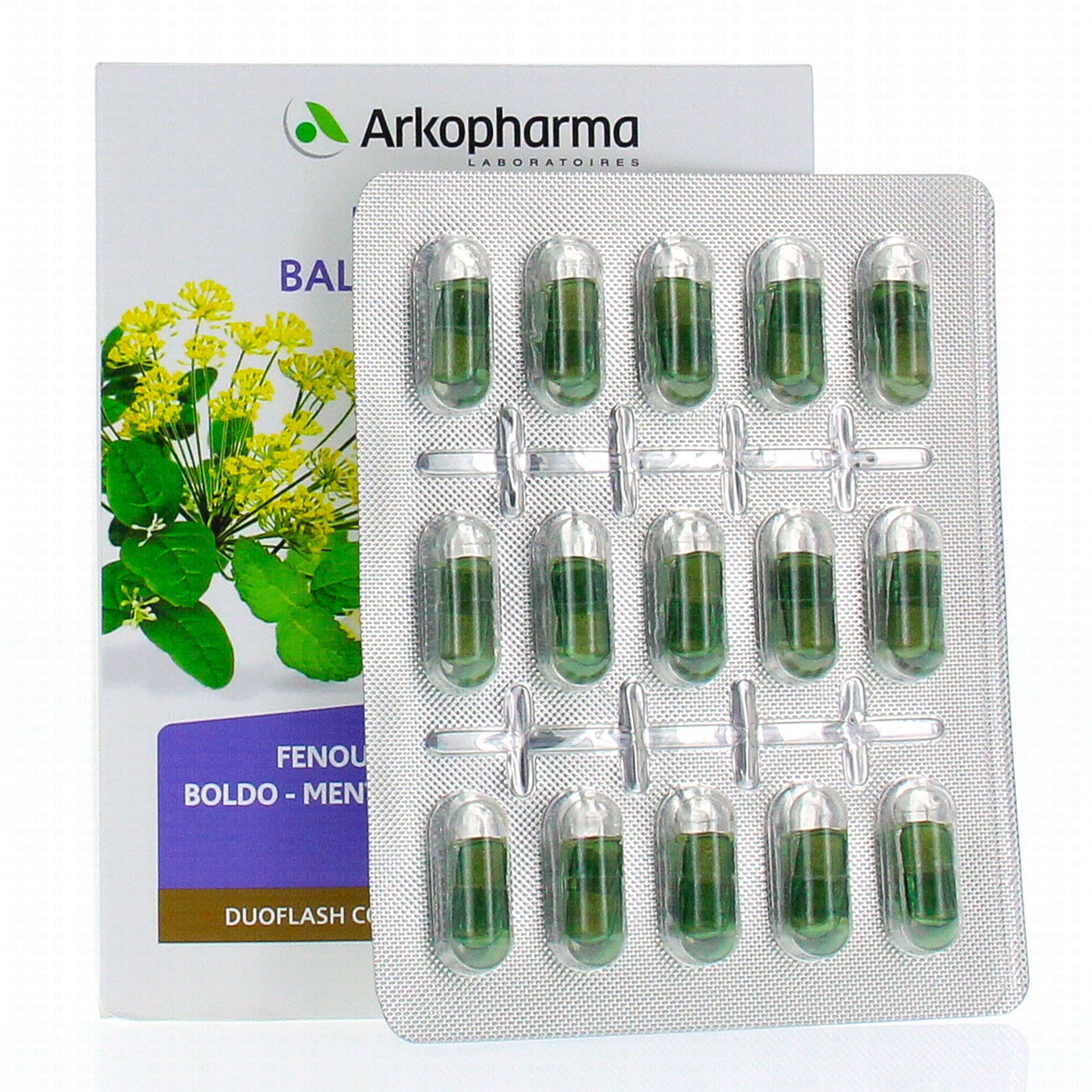 ARKOPHARMA Duoflash Digestion Ballonnements 30 gélules - Pharmacie en ...