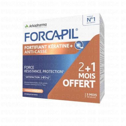 ARKOPHARMA Forcapil Fortifiant K&eacute;ratine+ 3mois