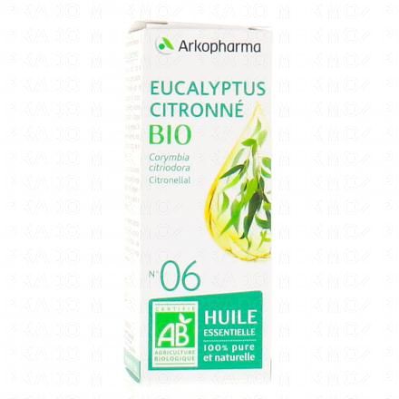 ARKOPHARMA Arkoessentiel - Huile essentielle Eucalyptus citronn&eacute; N&deg;06 Bio flacon 10ml