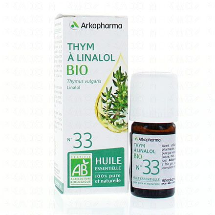 ARKOPHARMA Arkoessentiel - Huile essentielle de Thym à Linalol N°33 Bio flacon 5ml