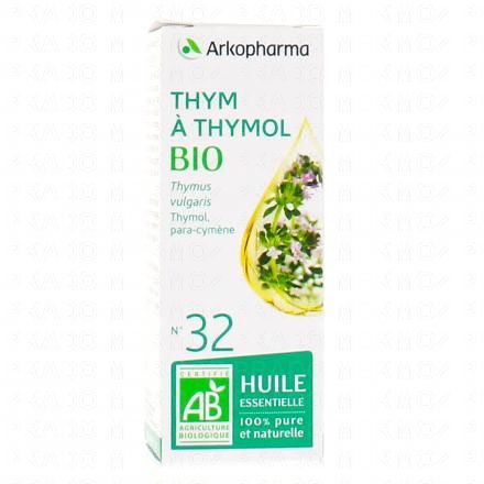 ARKOPHARMA Arkoessentiel - Huile essentielle de Thym &agrave; thymol N&deg;32 Bio flacon 5ml