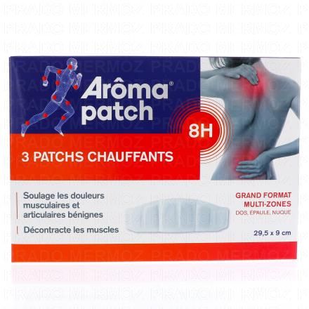 AROMA Patch Chauffants petit format multi-zones 8h x3 (grand format)