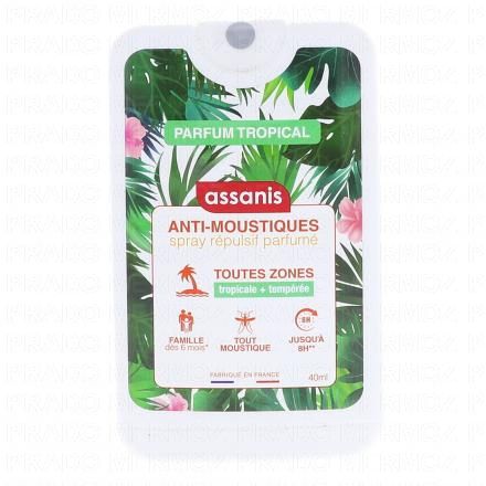 ASSANIS Anti-Moustique - Spray Répulsif Toutes Zones (40ml (format poche))