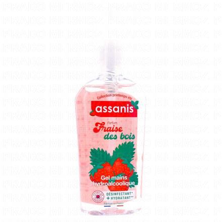 ASSANIS Lotion - Gel mains hydroalcoolique Fraise des bois (flacon 250ml)