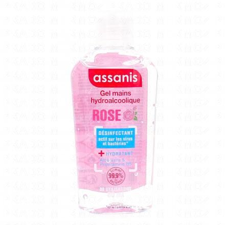 ASSANIS Pocket gel mains hydroalcoolique Rose (80ml)