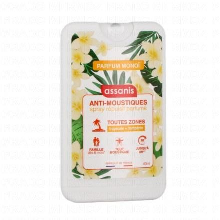 ASSANIS Spray R&eacute;pulsif Anti-Moustiques parfum&eacute; mono&iuml; (40ml)